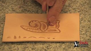 Basic Leather Carving [upl. by Dnomra420]