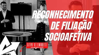 DIREITO DE FAMÍLIA Reconhecimento de filiação socioafetiva [upl. by Yrad]