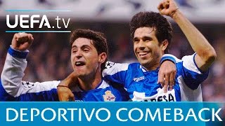 Highlights Deportivo come back from 41 down to win against Milan [upl. by Roots]