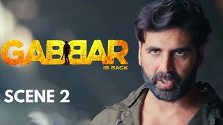 Gabbar Is Back  Scene 2  Corrupt District Collector Kidnapped By Gabbar   Akshay Kumar [upl. by Pasho]