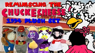 Reminiscing the Chuck E Cheese 1994 Plush Set [upl. by Ahsito]