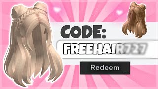 PROMOCODES THAT GIVE YOU FREE HAIR [upl. by Atiugal]