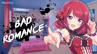 Nightcore  Bad Romance Rock Version  Lyrics [upl. by Lindi]