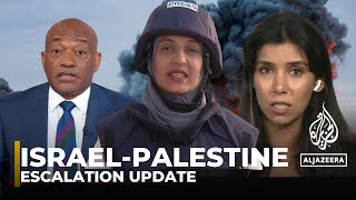 IsraelPalestine escalation updates [upl. by Bryant]