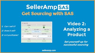 Get Sourcing with SAS Video 2 Analyzing a Product [upl. by Ahsyekat969]