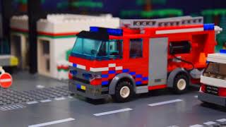 Lego Firefighters Real Heroes  Gas Station Fire S01E04 [upl. by Llydnek]