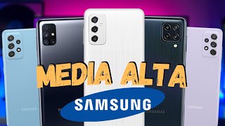 Los MEJORES SAMSUNG gama MEDIA ALTA  MEDIA 2022 [upl. by Yrred]