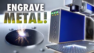 This Laser Can Engrave METAL  OMTech 20W Fiber Laser Review [upl. by Eelynnhoj177]