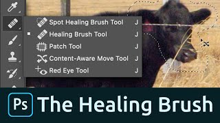 How to Use the Healing Brush Tool in Photoshop [upl. by Dhar893]