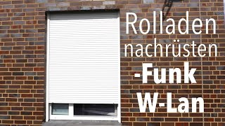 Rolladen Motor umrüsten auf Funk  Wlan Anleitung deutsch Somfy  Simu amp LiveIn [upl. by Thorman]