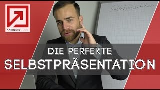 Vorstellungsgespräch  die perfekte Selbstpräsentation mit Beispiel [upl. by Ahsitruc]