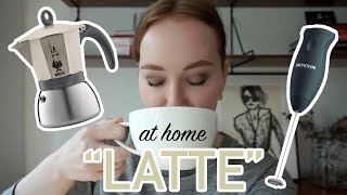 HOW TO MAKE A quotLATTEquot AT HOME moka pot  frother [upl. by Oloap]