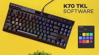 CORSAIR K70 Keyboard iCue Software Setup amp Tutorial [upl. by Mechling]