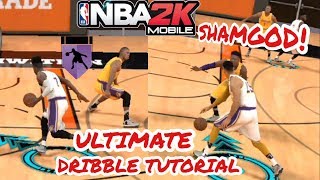 HOW TO BREAK ANKLES In NBA 2K MOBILE NBA 2K MOBILE Dribble TutorialIOSANDROID [upl. by Ahsille]