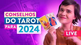 LIVE Conselhos e Energias do TAROT para 2024 [upl. by Brittani]