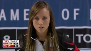 Rachel Homan Best shots at the 2017 STOH [upl. by Alvie711]