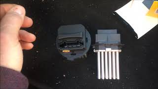 DS3 2013 Fan Blower Resistor Replacement Citroen DS3 D Style Plus Climate Control [upl. by Isdnil]