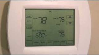 Horizon Services Inc  How To Use Your Honeywell VisionPRO IAQ Thermostat  Part 2 [upl. by Eillime339]