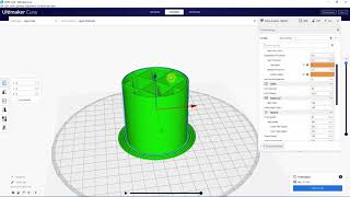 Ultimaker Cura  Slicing for Clay or Ceramic 3D Printing [upl. by Julee]