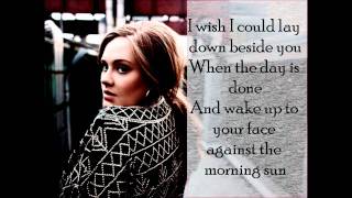 ADELE  hiding my heart away lyrics [upl. by Cornelia129]