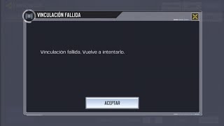 Como arreglar Vinculacion Fallida  CALL OF DUTY MOBILE [upl. by Brunhilda]