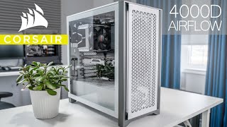 Corsair 4000D Airflow MidTower PC Case Review [upl. by Aileahcim]