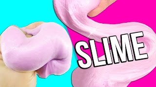 HAZ SLIME ESPONJOSO SIN BORAX  DIY FLUFFY SLIME  Tutoriales Belen [upl. by Ikik]