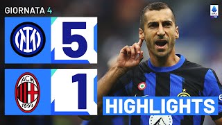 InterMilan 51  L’Inter domina il Derby della Madonnina Gol e Highlights  Serie A TIM 202324 [upl. by Atinwahs907]