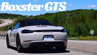 2018 Porsche Boxster GTS Test Drive [upl. by Airebma864]