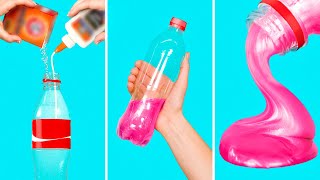 Super Fast Slime Recipe DIY 30 SECONDS Bottle Slime [upl. by Ahterahs]