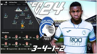 Gasparinis 3412 Atalanta Tactics  EA FC 24 [upl. by Roots]