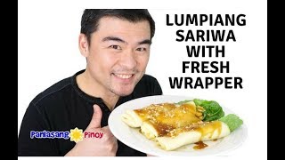 How to Cook Lumpiang Sariwa with Fresh Lumpia Wrapper [upl. by Tshombe]