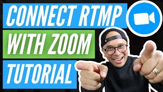 How to do a ZOOM Live Stream Using RTMP with RESTREAM [upl. by Oderfigis947]