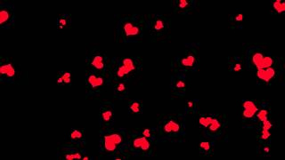 2d hearts overlay  HD video overlay [upl. by Elita]