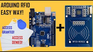 How to use RFID reader RC522 with arduino easy way [upl. by Assyle]