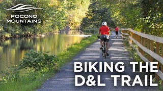 Biking on the DampL Trail  Pocono Mountains [upl. by Berman457]