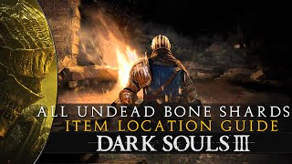 Dark Souls 3  All 10 Undead Bone Shard Estus Flask Upgrade Locations Guide [upl. by Roque48]