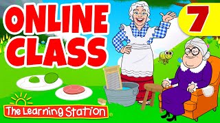 Online  Virtual Class Learning 7 ♫ Happy Dance Learning FUN ♫ Kids Songs by The Learning Station [upl. by Brit]