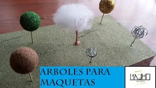 HAZ ARBOLES PARA MAQUETA  ARQUITECTURA TRAZOSDEENSUEÑO [upl. by Amerigo274]