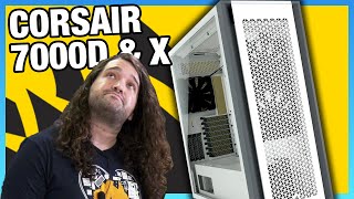 Corsair 7000D Airflow amp 7000X Case Review XL Cases for quotEATXquot Builds [upl. by Akirehc64]