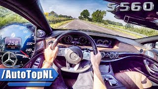 2018 Mercedes Benz S Class S560 AUTOBAHN POV TOP SPEED amp ACCELERATION by AutoTopNL [upl. by Aldus397]