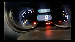 Opel Vivaro Service Reset inspection  Vauxhall Oil Service light reset [upl. by Gilba757]