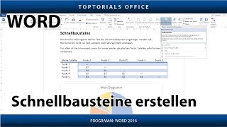 Schnellbausteine in Word erstellen [upl. by Rebmit]