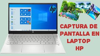 como hacer capturas de pantalla en laptop HP [upl. by Lenox]