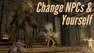 Skyrim PS4 Mods Shrink Enlarge amp Transform CharactersNPC [upl. by Ohara]