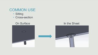 Designing Countersinks in Sheet Metal Parts [upl. by Duer]