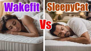 WakeFit Vs SleepyCat Mattress Comparison 2025 [upl. by Einitsed]