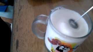 Aerolatte Review Frothing Cold Milk In Under 1 Minute [upl. by Natanoj147]