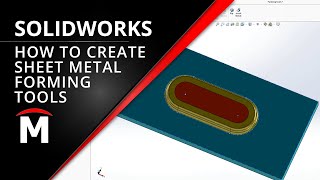 How To Create Forming Tools in SOLIDWORKS [upl. by Laney]