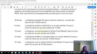 Stocks Inventaire permanent Épuisement successif PEPS [upl. by Tait]